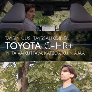 Vahvaa suorituskykyä täyssähköllä - uusi Toyota C-HR+