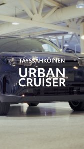 Nyt täyssähköinen Urban Cruiser nähtävissä ja koeajettavissa liikkeissämme Toyota Espoossa ja Kaivokselassa!