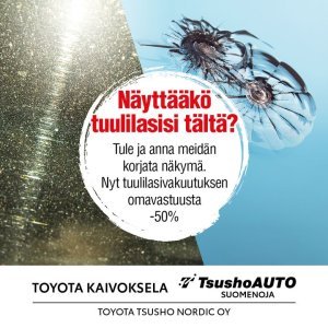 ☀️Anna meidän kirkastaa näkymäsi ☀️

Touko- ja kesäkuun aikana Toyota Kaivokselassa ja TsushoAUTO Suomenojalla tehtyihin tai var...