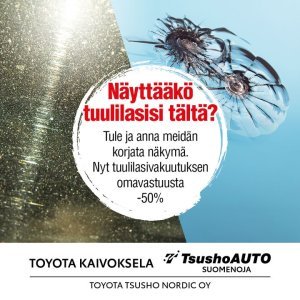 ☀️Anna meidän kirkastaa näkymäsi ☀️

Touko- ja kesäkuun aikana Toyota Kaivokselassa ja TsushoAUTO Suomenojalla tehtyihin tai var...