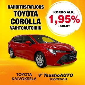 🍂🍁🍂 Syksyn varastontyhjennys vaihtoautomyynnissämme - erä Corolla vaihtoautoja nyt rahoitustarjouksella 1,95 % + kulut 🍂🍁🍂

Tule...