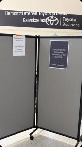 Remontti etenee, mutta vaikuttaa vielä toimintaamme monta viikkoa, ja pahoittelut siitä. Elokuulta pääsette sitten katso...