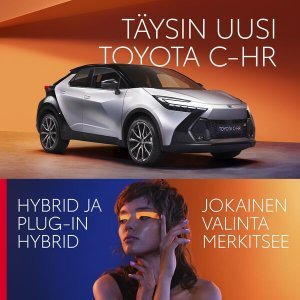 Valitse rohkeus, edelläkävijyys ja saumaton käyttökokemus. 

Koeaja täysin uusi Toyota C-HR Hybrid tai Plug-in Hybrid ny...