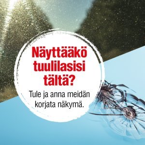 🚘Tuulilasissa särö ja sulat jättää näkymän sumeaksi? Anna meidän korjata tuulilasisi ja vaihtaa samalla sulat 🚘

Korja...