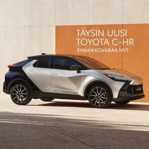 Täysin uusi Toyota C-HR on tulossa. 

Nyt myös plug-in hybridinä. Varmista omasi ja ennakkovaraa ensimmäisten joukossa. ...
